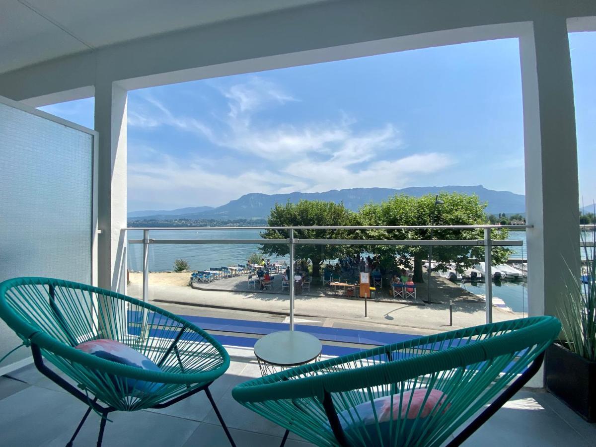 Pieds Dans L'Eau Au Lac Du Bourget Le Bourget-du-Lac Dış mekan fotoğraf